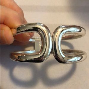 Silver tone bracelet